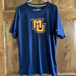 Champion Navy and Gold Short Sleeve Tee